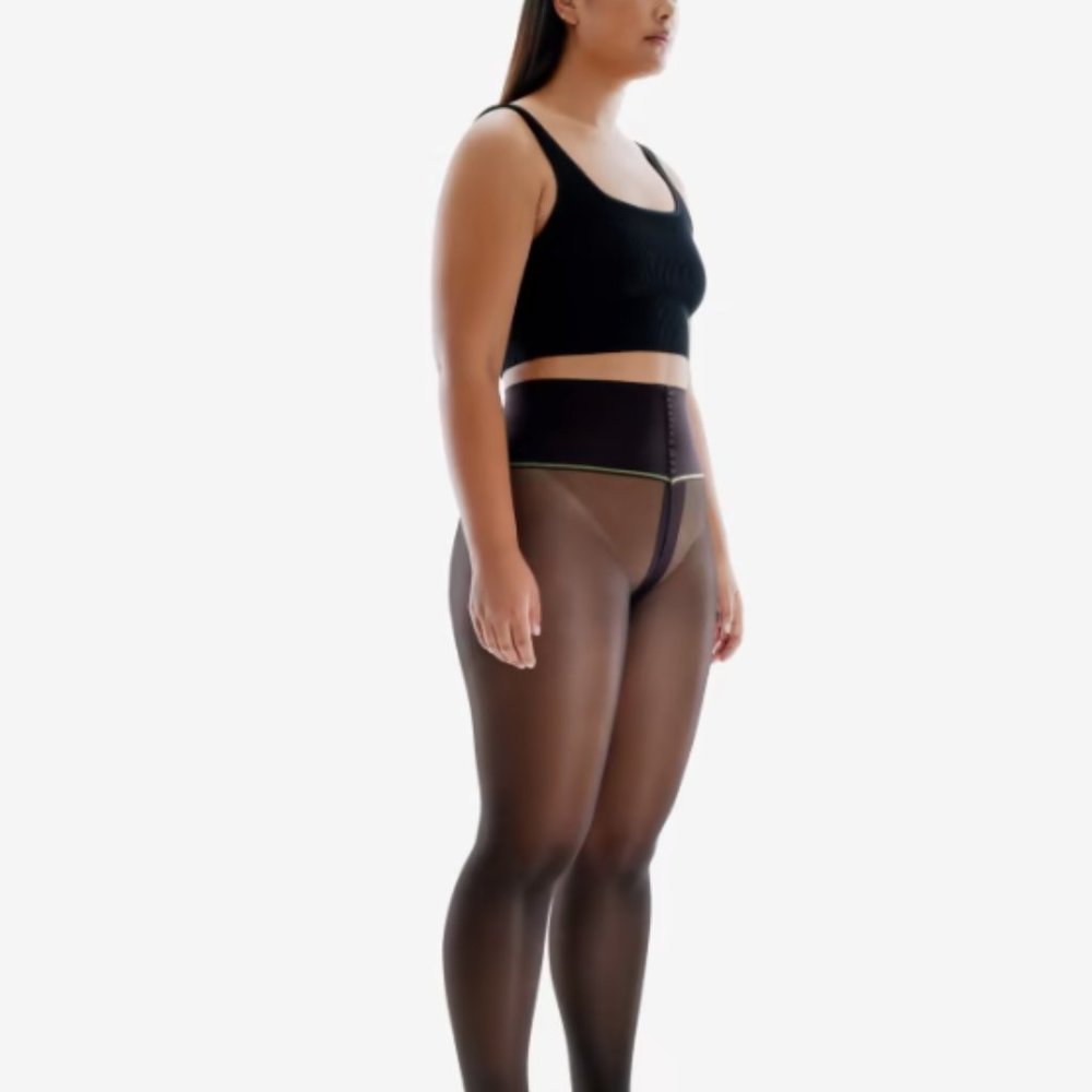 NWT Sheertex Black Classic Sheer Tights SZ M